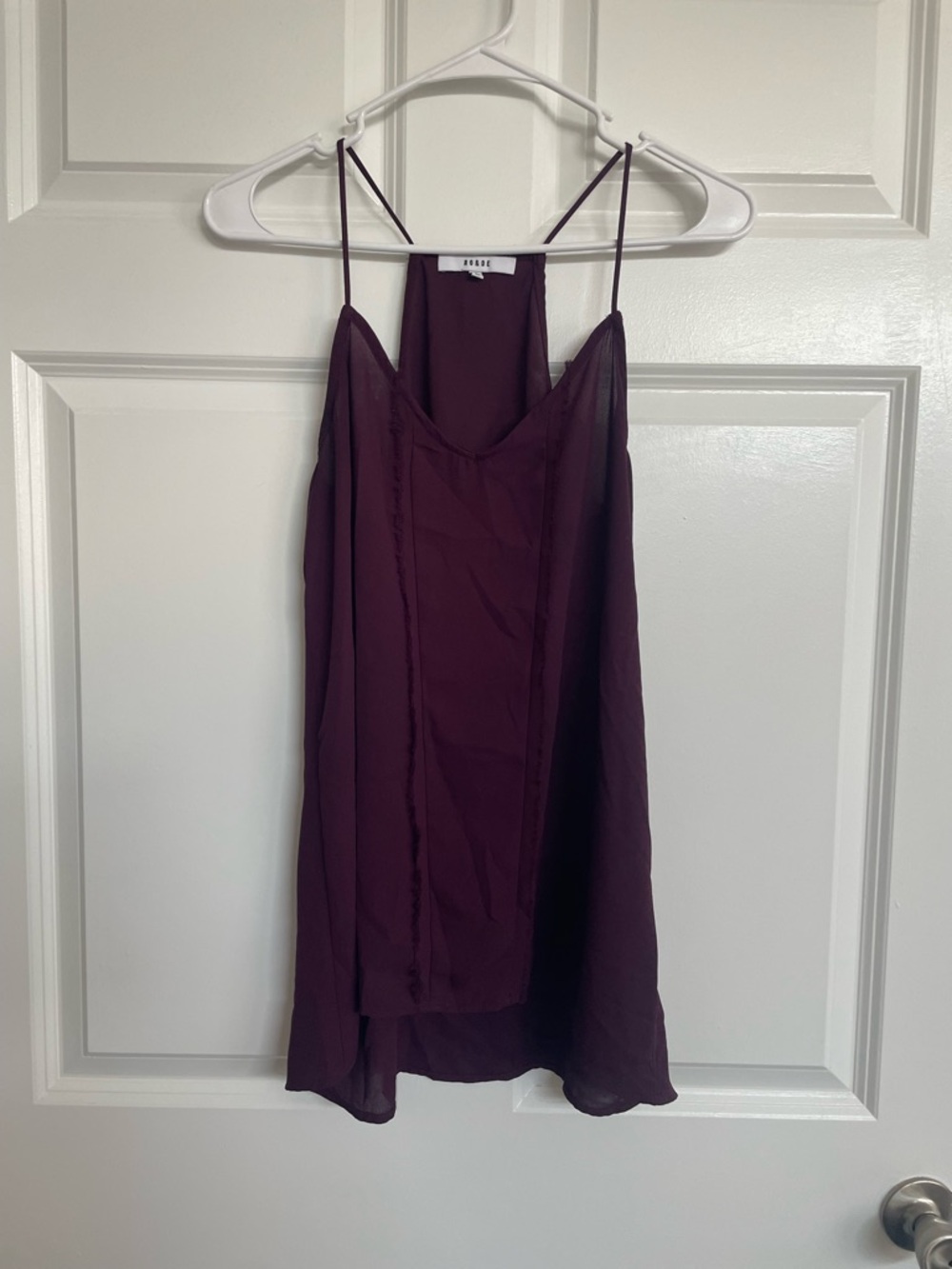 Ro & De Plum Spaghetti-Strap Cami